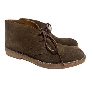 Herring Dune Mens 9.5 US / 8.5 UK Brown Suede Leather Rubber Soled Desert Boot